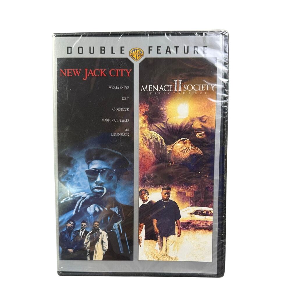 New Jack City / Menace II Society (2-Movie DVD) New Sealed